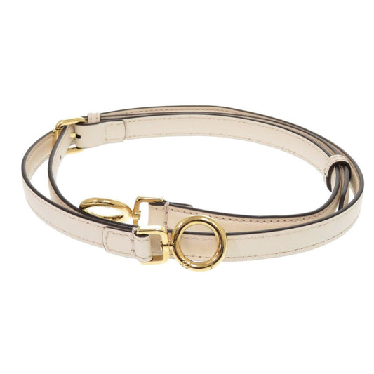 FENDI Shoulder strap leather Ivory for peekaboo Women