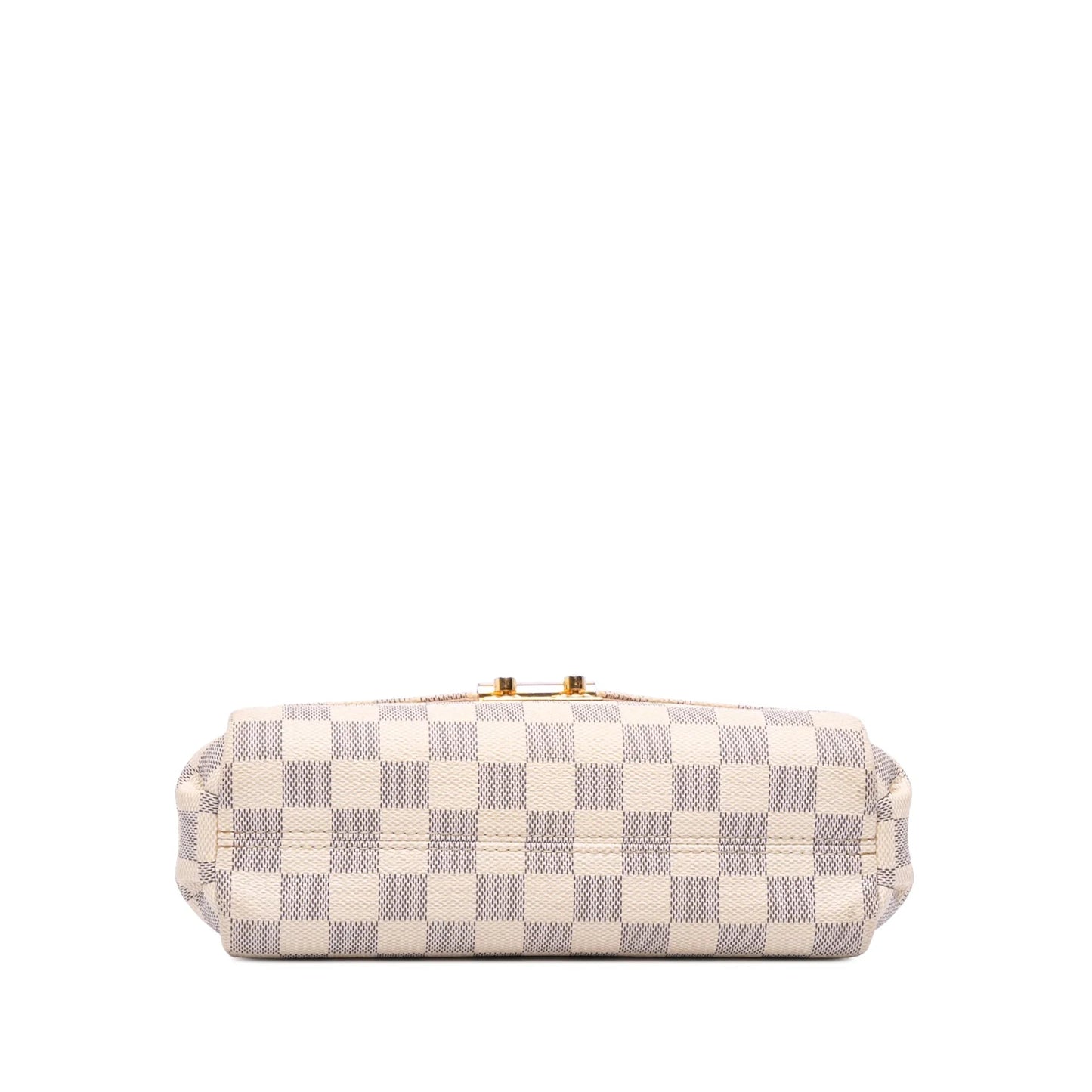 White Louis Vuitton Damier Azur Croisette Satchel
