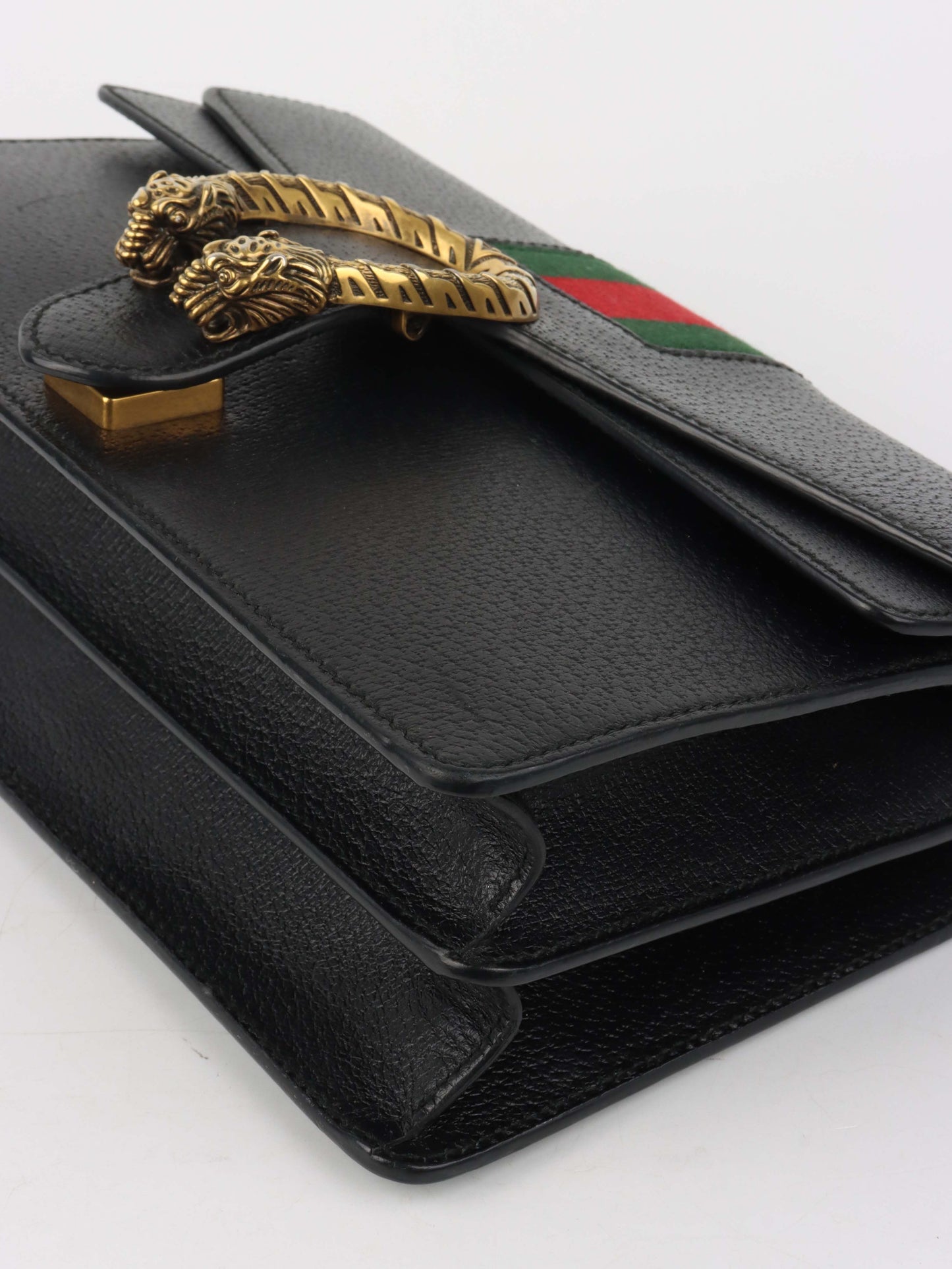 Gucci Small Black Dionysus Web Bag.