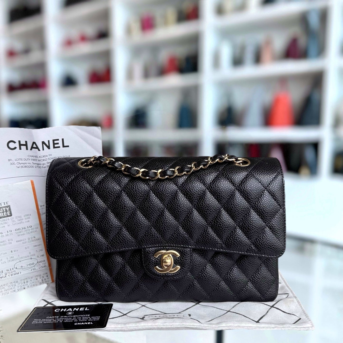Chanel Classic Flap Medium Shoulder Bag - EworeBags