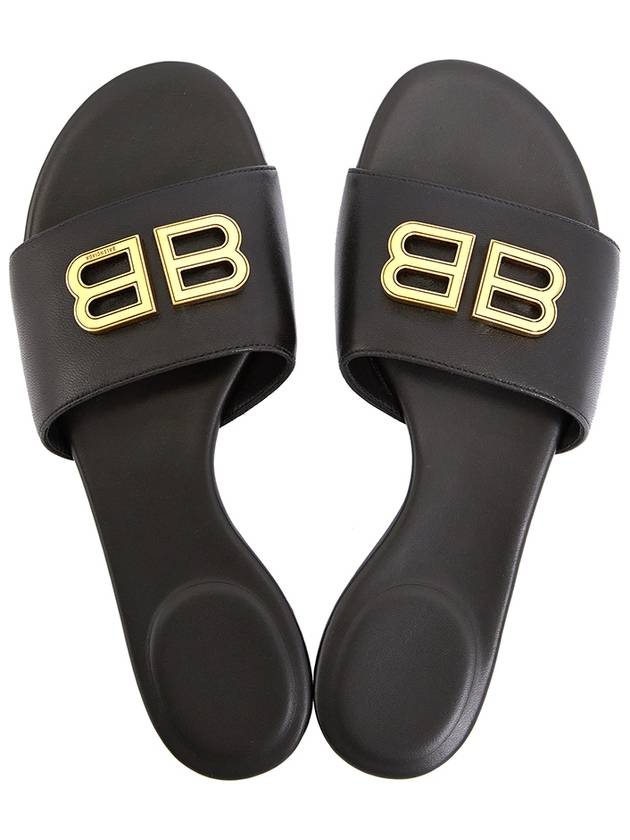 Luxury Balenciaga Trending 2026 Groupie Slippers Black