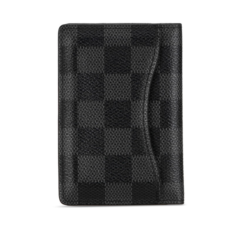 Louis Vuitton Damier Graphite Organizer Du Push Passcase N63075 Black Grey PVC  Louis Vuitton