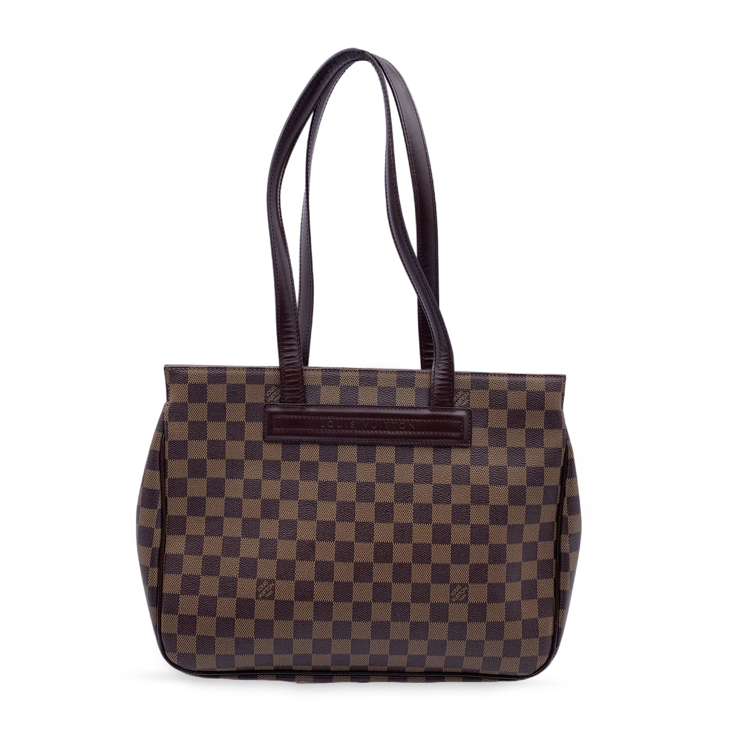 LOUIS VUITTON Damier Ebene Canvas Parioli Tote Shoulder Bag