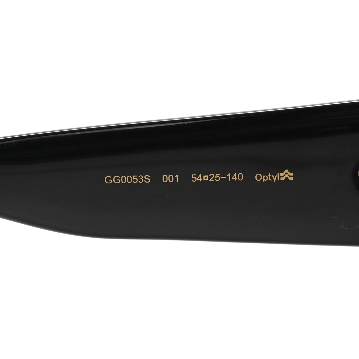 Gucci Acetate Square Frame Sunglasses GG0053S Black