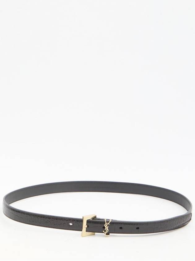 Luxury Saint Laurent Trending 2025 Cassandre Thin Belt