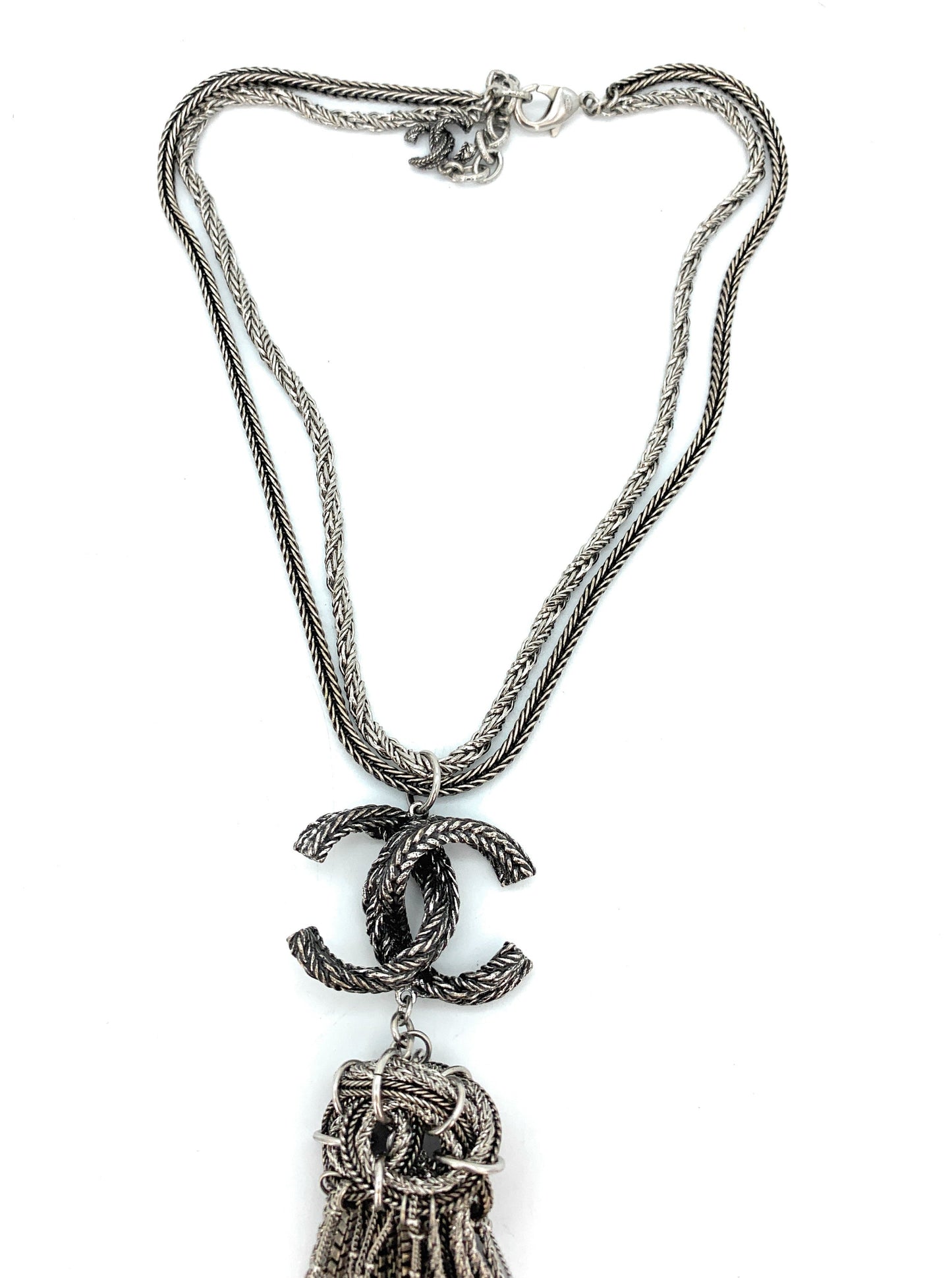 Chanel bag  Strass CC Paris-Cosmopolite Tassel Necklace