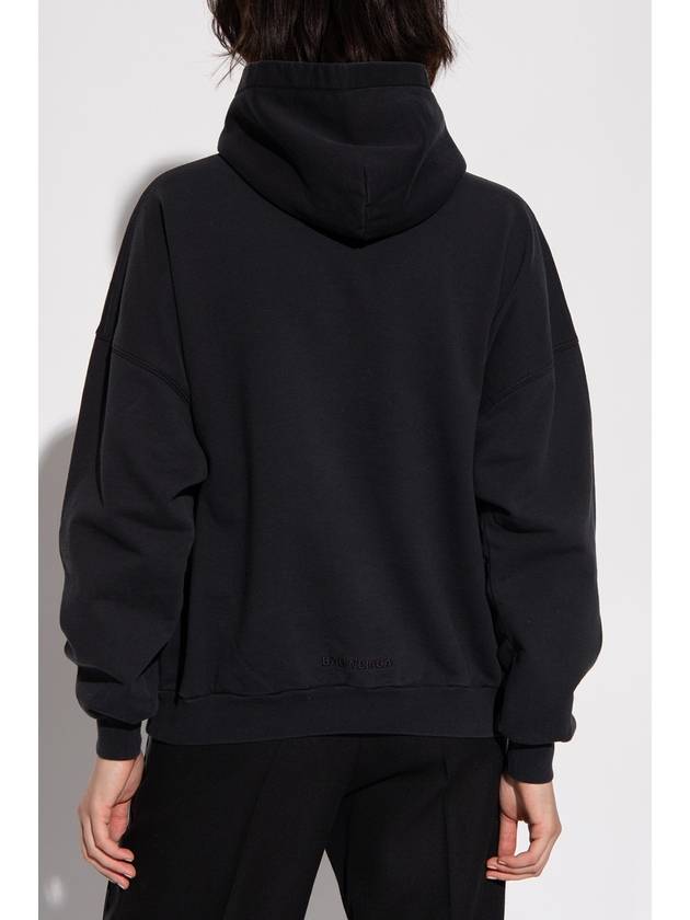 Luxury Balenciaga Trending 2026 The Simpsons Printed Hoodie Black