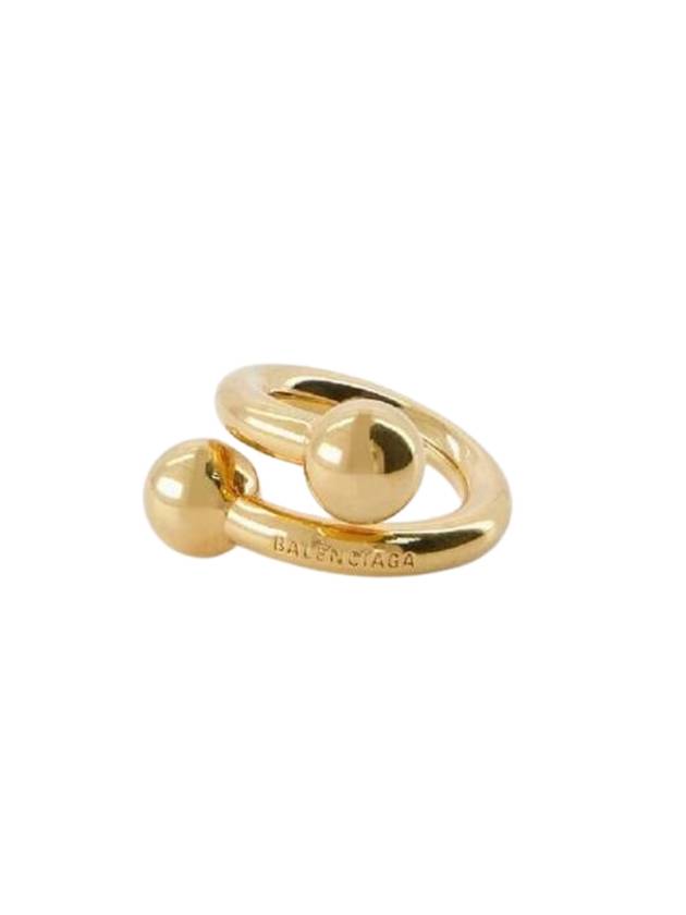Luxury Balenciaga Trending 2026 Skate Ring Gold
