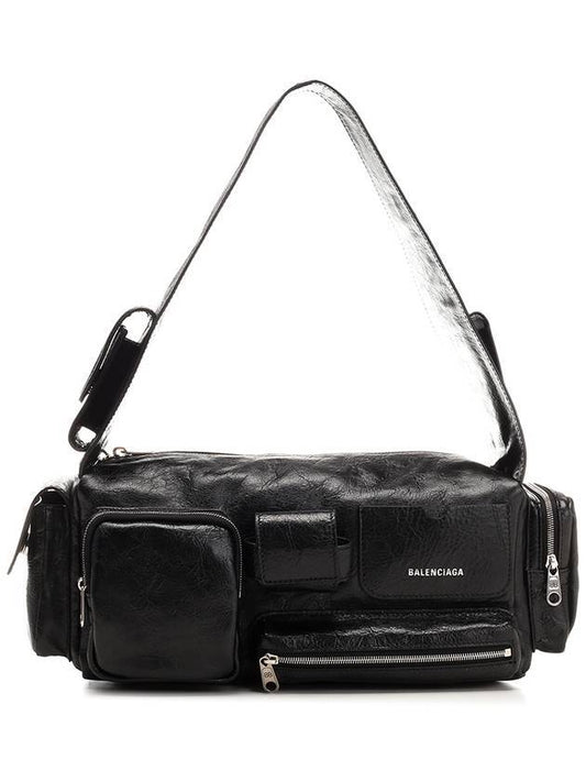 Luxury Balenciaga Trending 2026 Superbusy Small Sling Bag Black