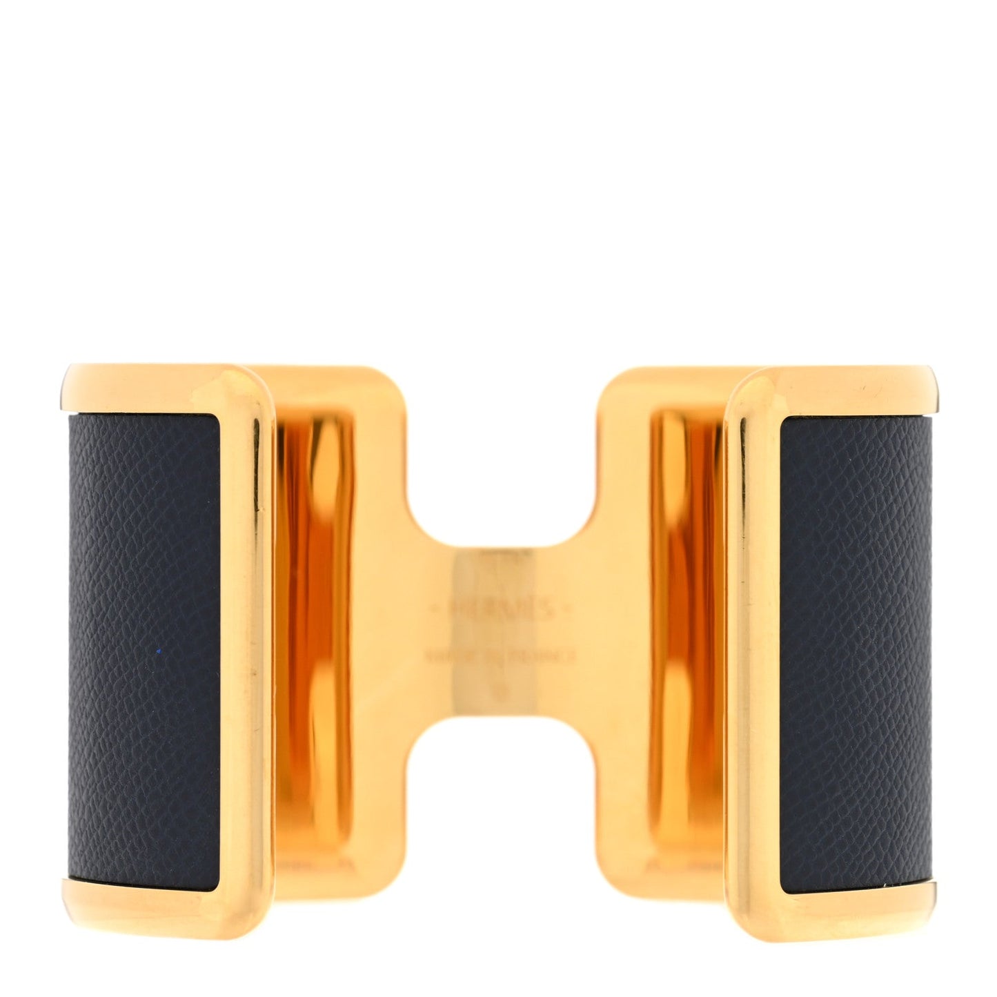 Hermes Epsom Olympe Cuff Bracelet Black