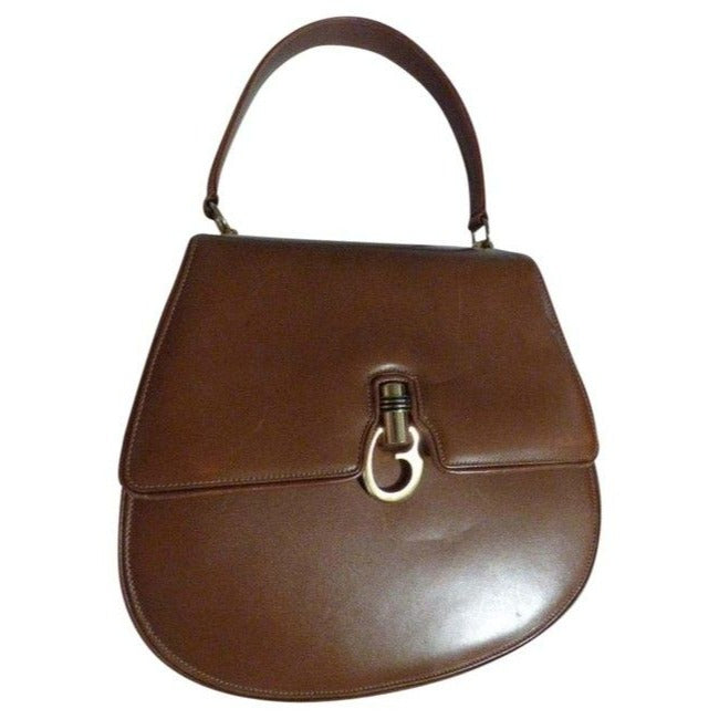 Gucci Lou Leather Top Handle Shoulder Bag