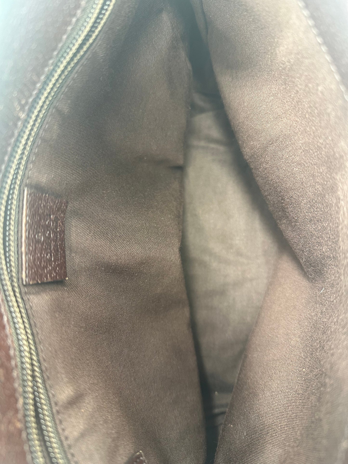 Gucci Front Pocket Messenger Bag Gg Canvas Beige Canvas Shoulder Bag Bag ( )
