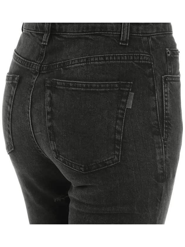 Luxury Saint Laurent Trending 2025 High Waist Skinny Jeans Black