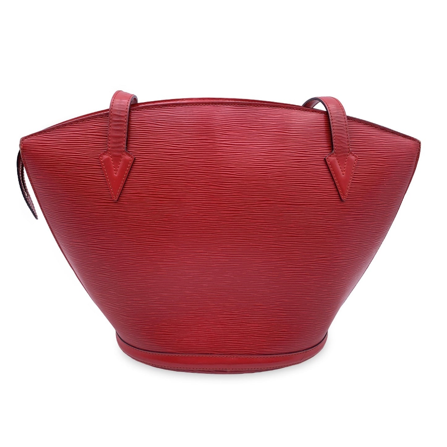 LOUIS VUITTON Red Epi Leather Saint Jacques Gm Tote Bag