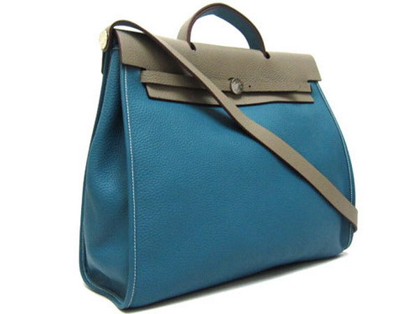 Luxury Hermes Herbag H1090L Ladies 2way Canvas