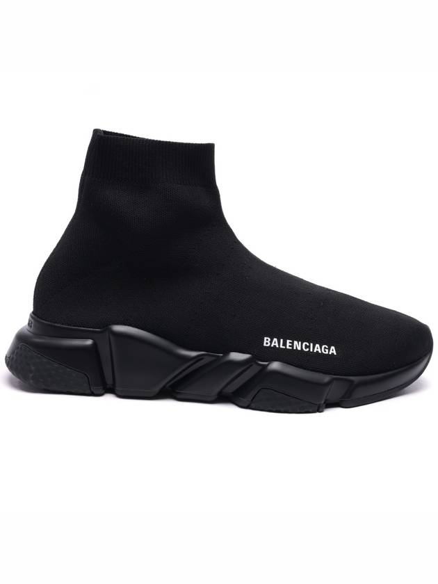 Luxury Balenciaga Trending 2026 Men's Speed Recycle Knit High-Top Sneakers Black