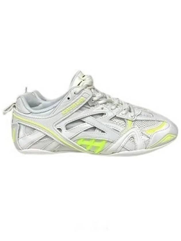 Luxury Balenciaga Trending 2026 Drive Low Top Sneakers Fluo Yellow White