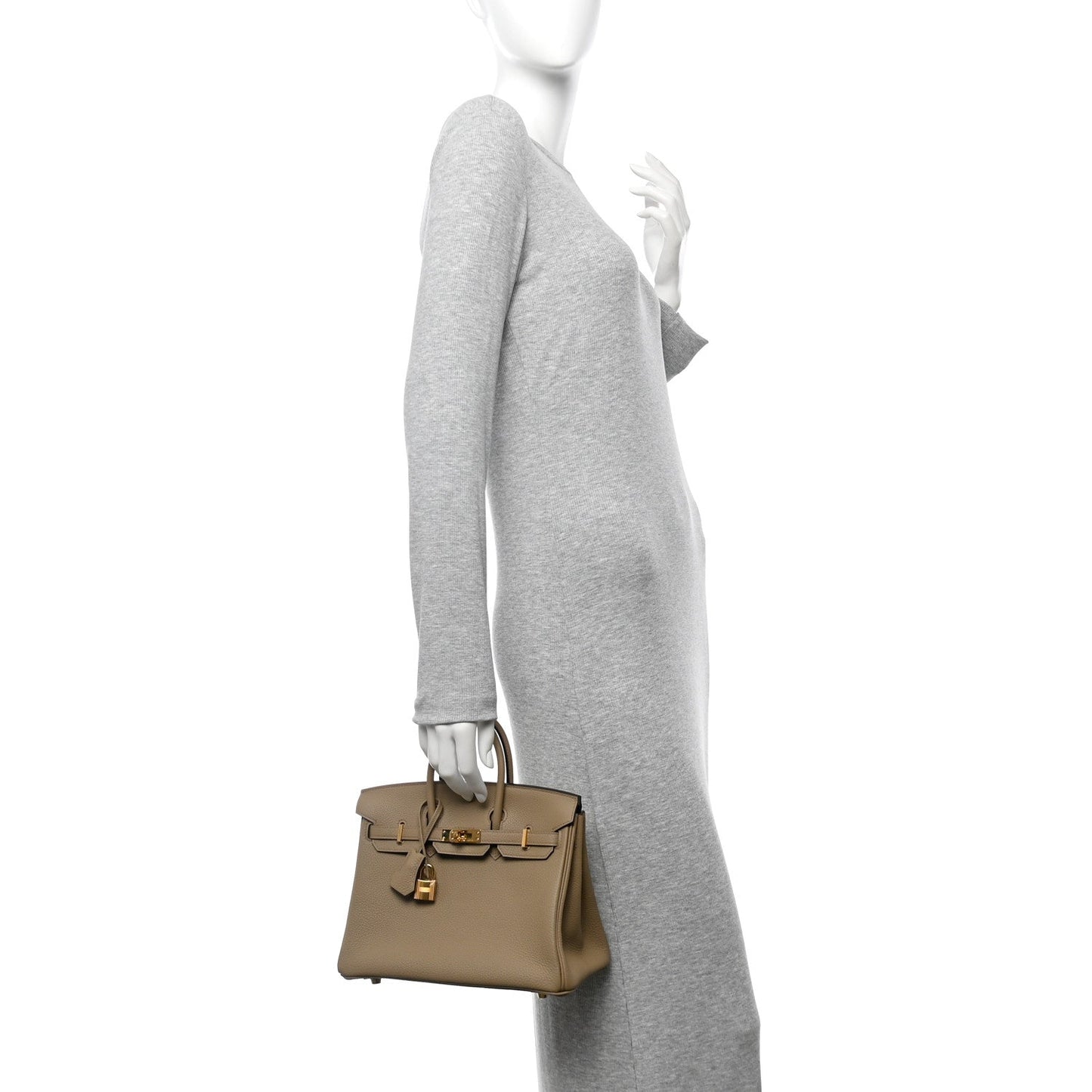 Hermes Togo Birkin 25 Beige Marfa