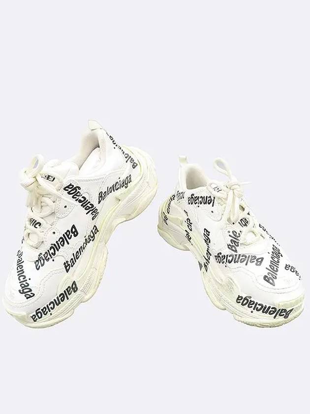Luxury Balenciaga Trending 2026 524039 White Triple S Women Sneakers 36 230MM