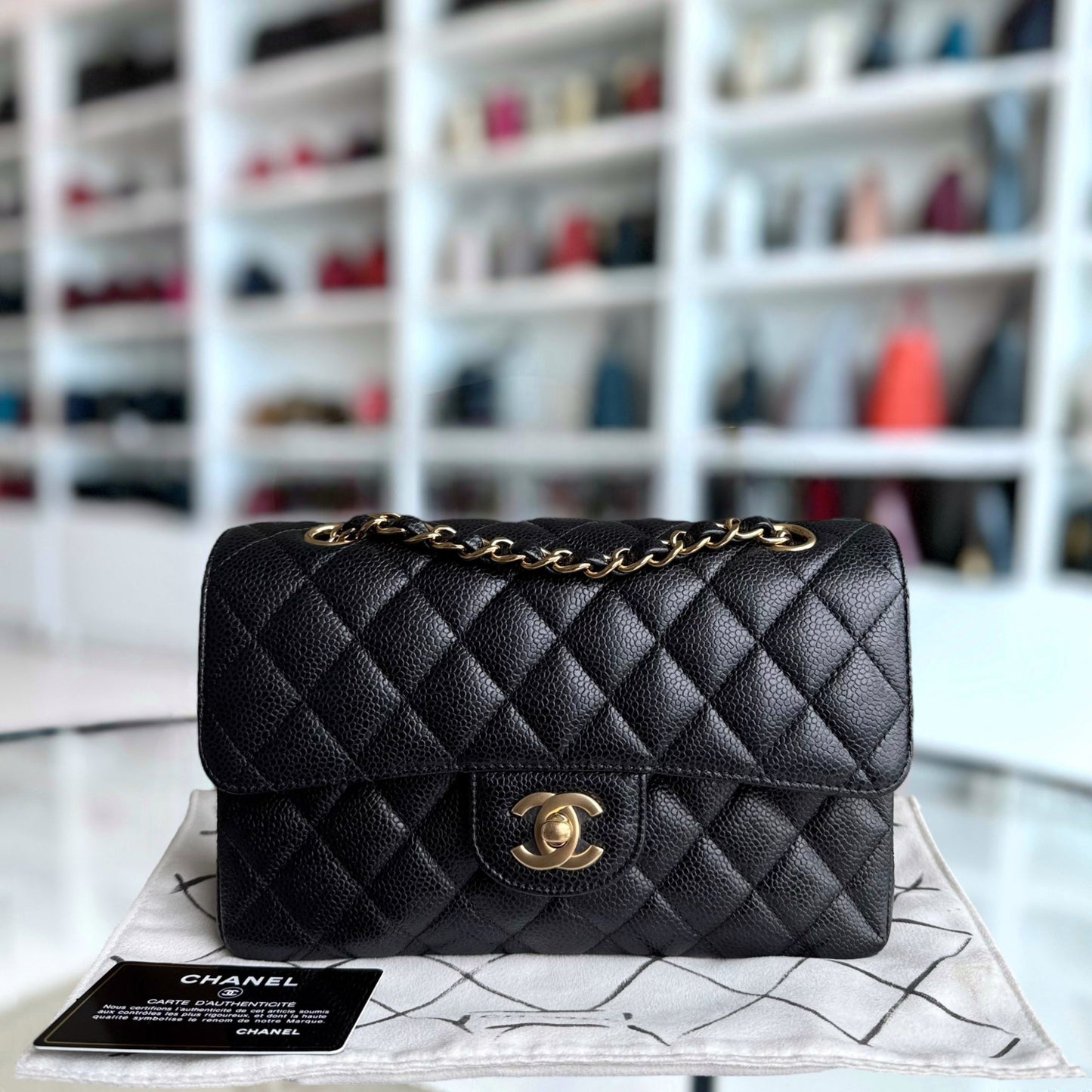 Chanel Classic Flap Small Shoulder Bag - EworeBags