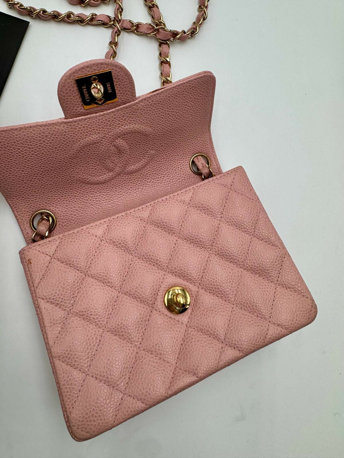 Chanel  Mini Caviar Flap Bag