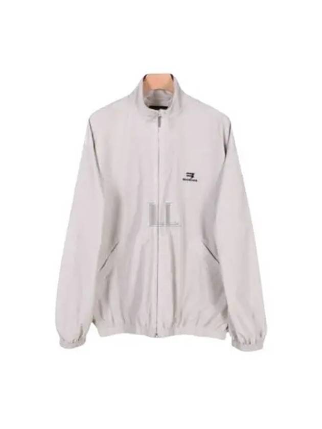 Luxury Balenciaga Trending 2026 Logo Technical Track Jacket Beige