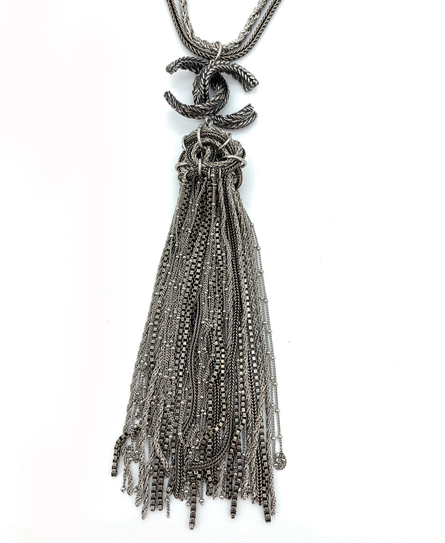 Chanel bag  Strass CC Paris-Cosmopolite Tassel Necklace
