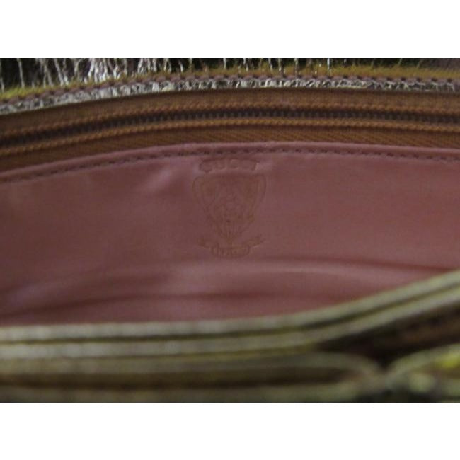 Gucci Vintage Pursesdesigner Purses Black Silk Fabric And Gold Leather Shoulder Bag