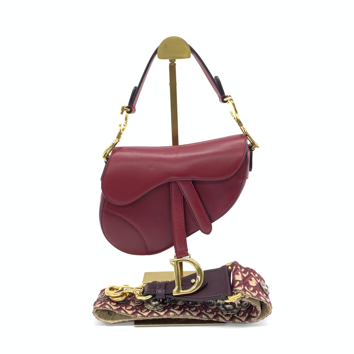 Dior Saddle Bag Calfskin Shoulder Bag