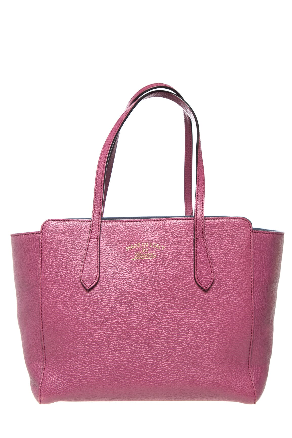 Gucci Purple Leather Swing Tote