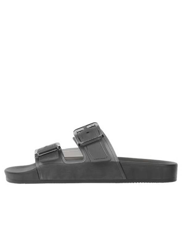 Luxury Balenciaga Trending 2026 Mallorca Strappy Leather Slippers Black