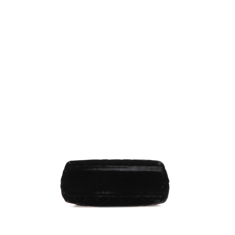 Chanel Coco Mark Matelassé Velour Handbag