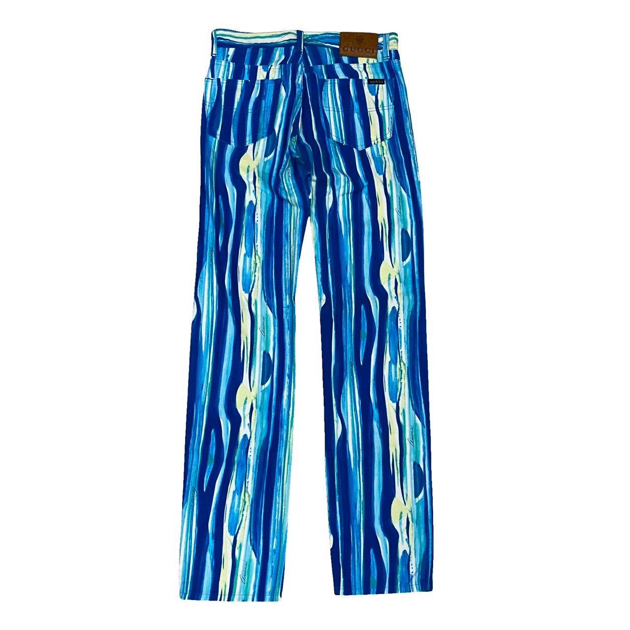 GUCCI Pants cotton blue 44