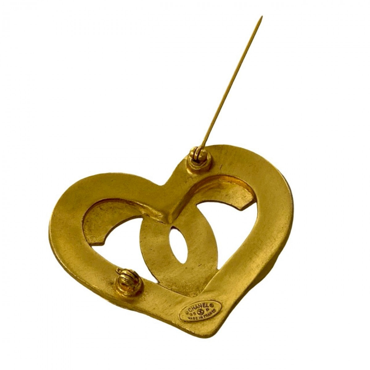 CHANEL Brooch Gold Plated gold