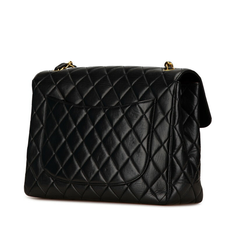 Chanel Matelasse Coco Mark Lambskin Shoulder Bag Classic Flap