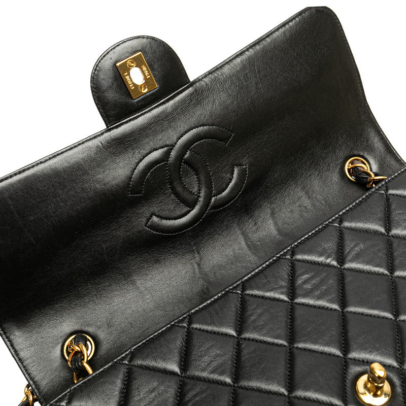 Chanel Matelasse Coco Mark Lambskin Shoulder Bag Classic Flap