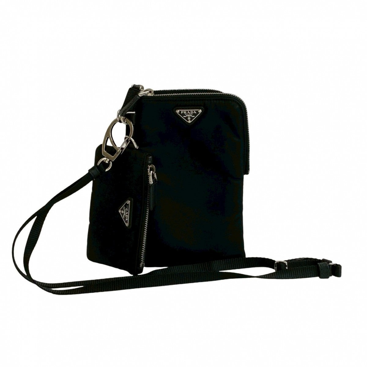 PRADA Pouch Nylon black Re-Nylon