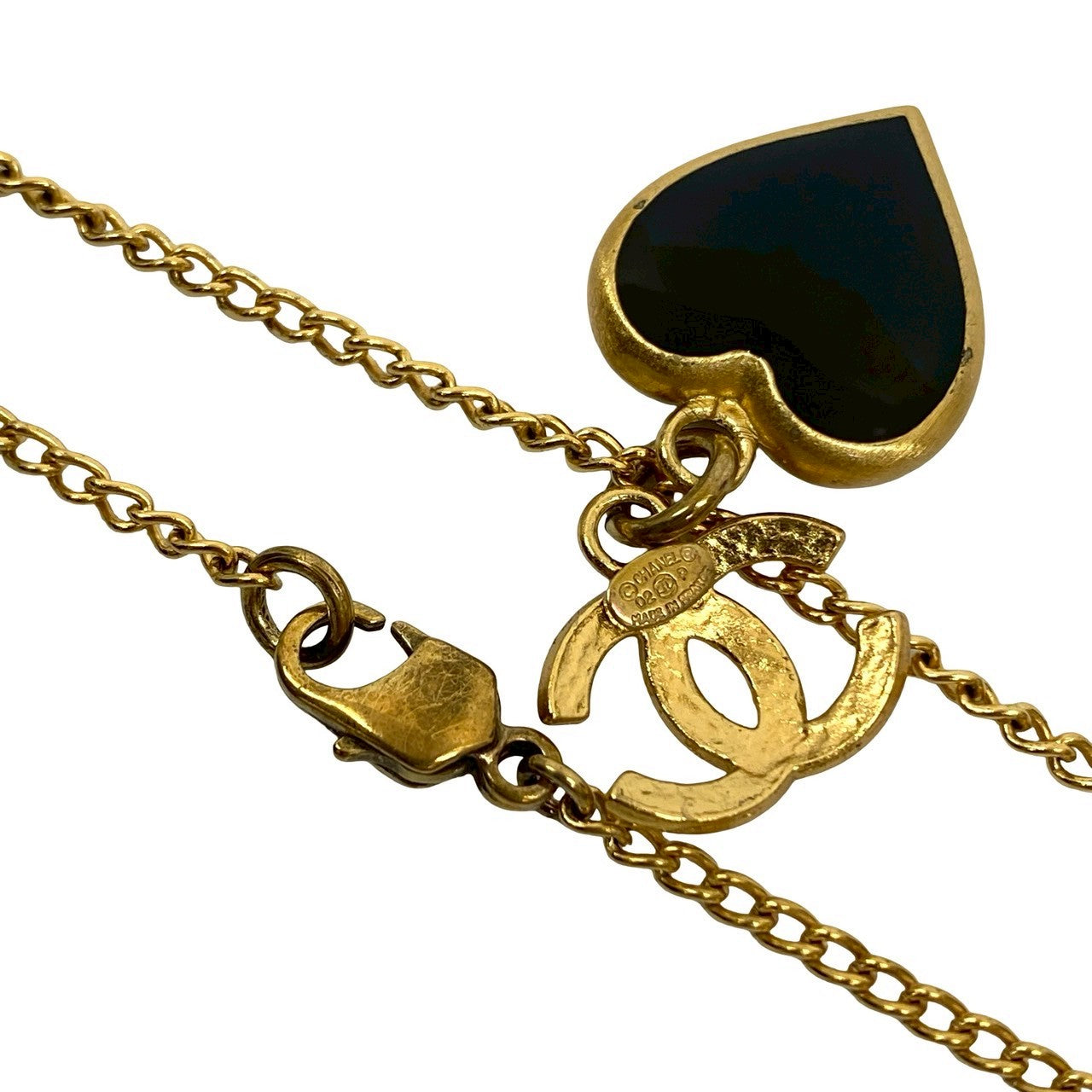 CHANEL Necklace Gold Plated gold