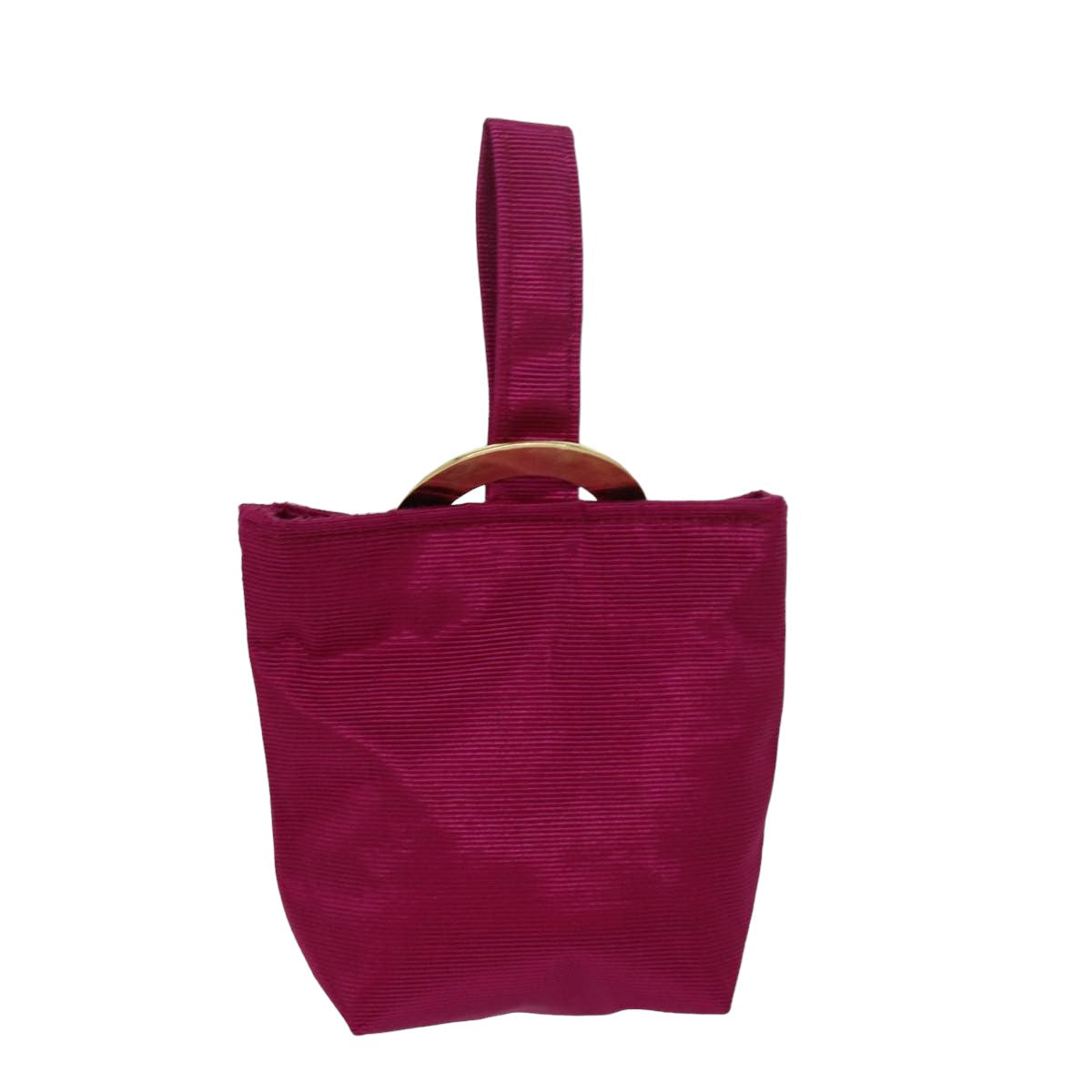 Luxury CELINE Circle Pouch Nylon Pink  80056