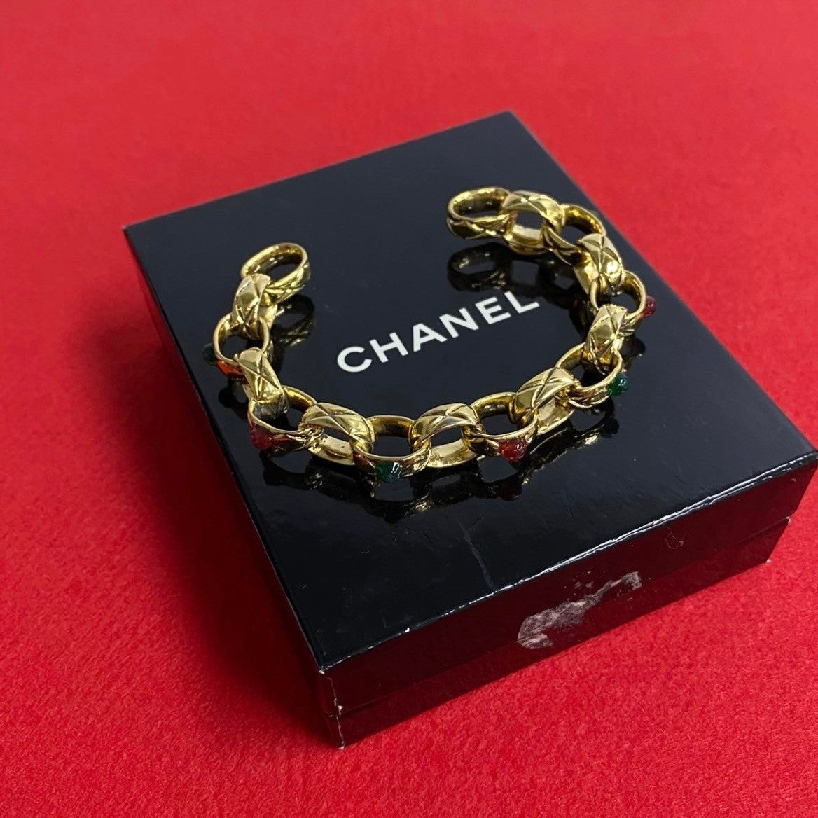 CHANEL Bangle Gold Plated gold Gripoa Women(Unisex)