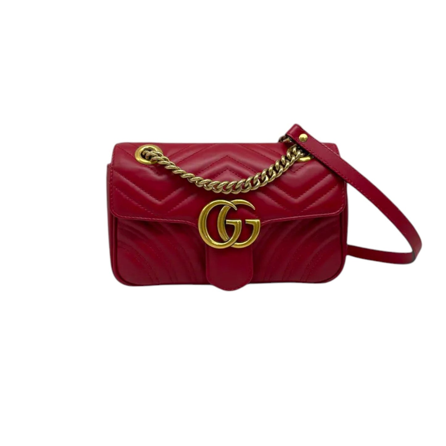 Gucci Chain Leather Shoulder Bag