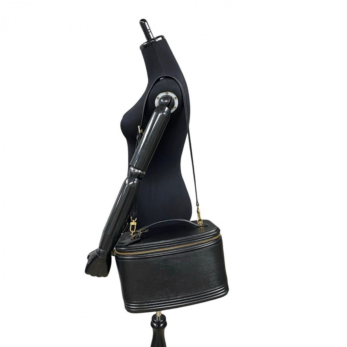 LOUIS VUITTON Handbag M48012 Epi Leather black 2-way handbag Epi Nice vanity Women