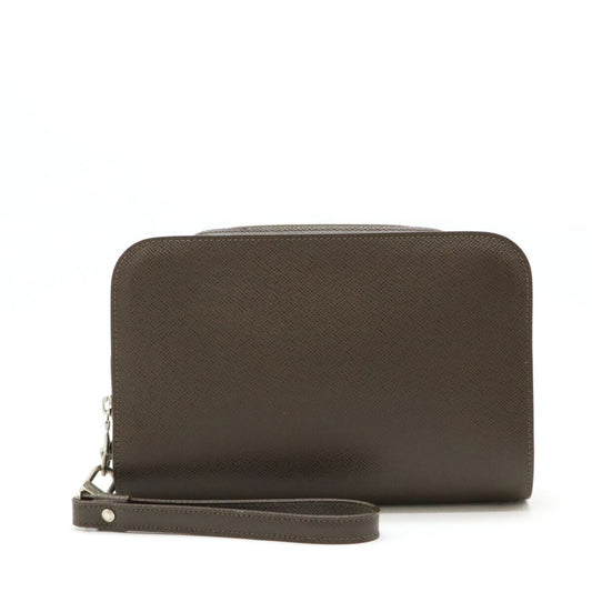 Louis Vuitton Grizzly Leather Clutch Bag Handbag
