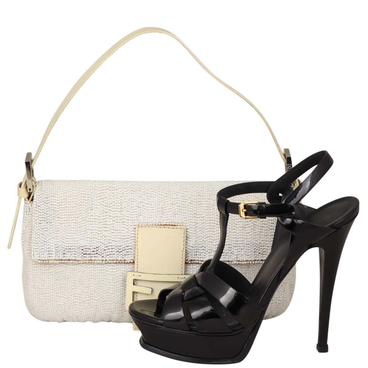 Fendi Beaded Baguette Bag
