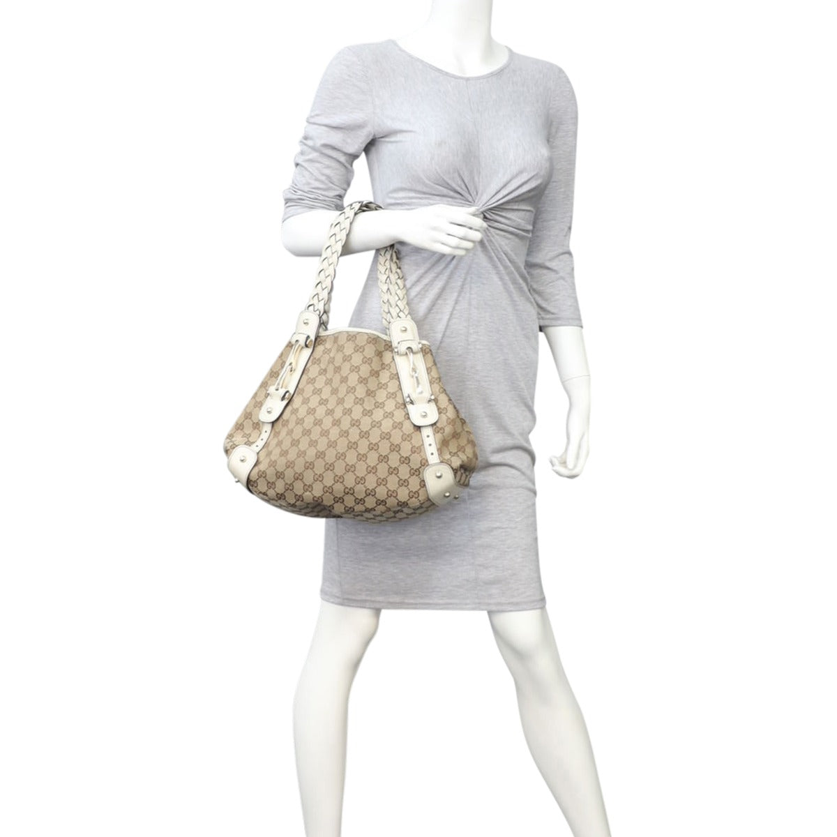 Gucci GG Canvas Pelham Hobo Medium