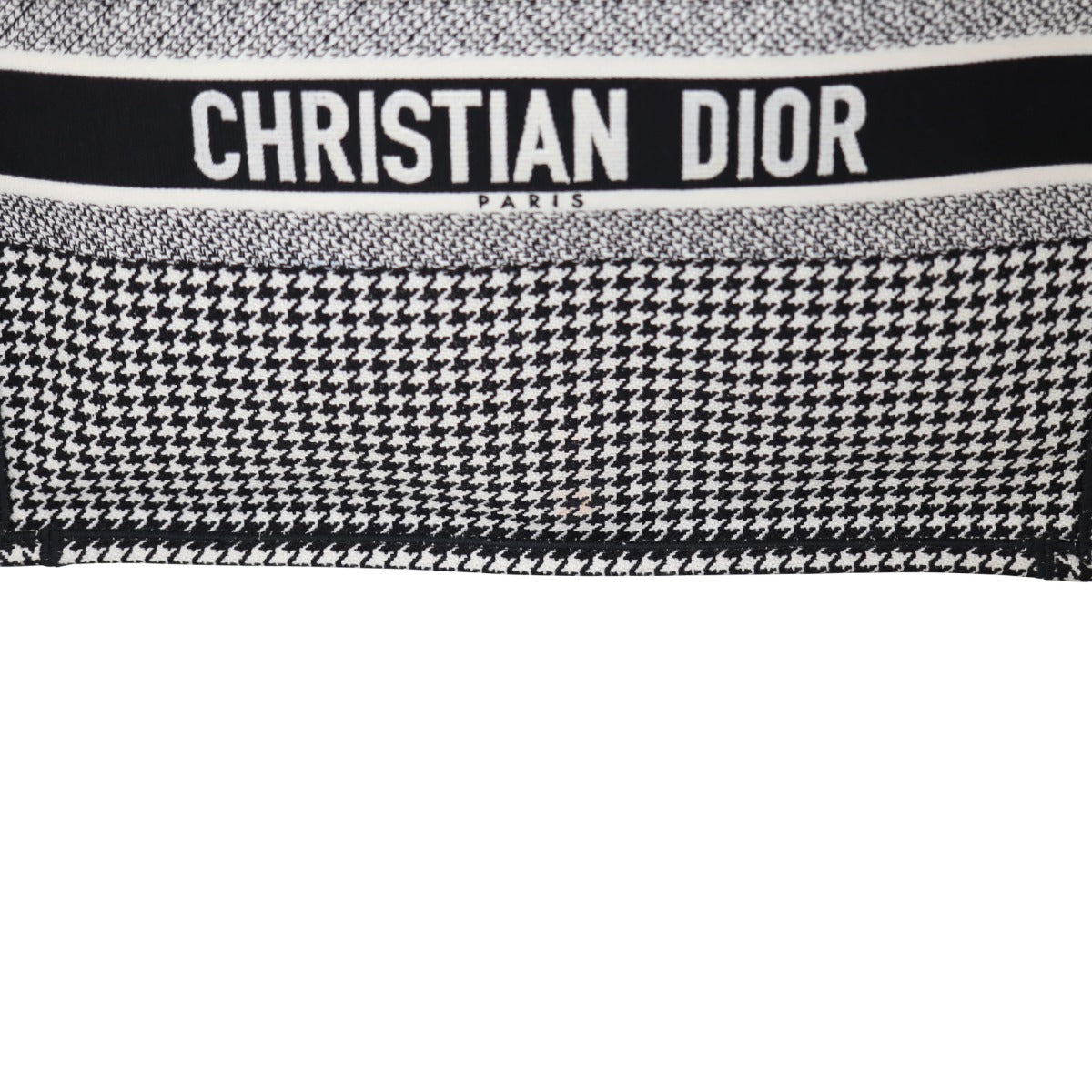 Dior Houndstooth Book Tote