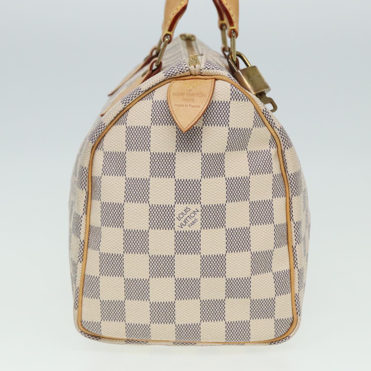 LOUIS VUITTON Damier Azur Hand Bag N41534 LV Auth 80701