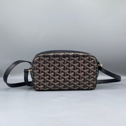 Goyard Cap Vert PM Black Monogram Crossbody Bag