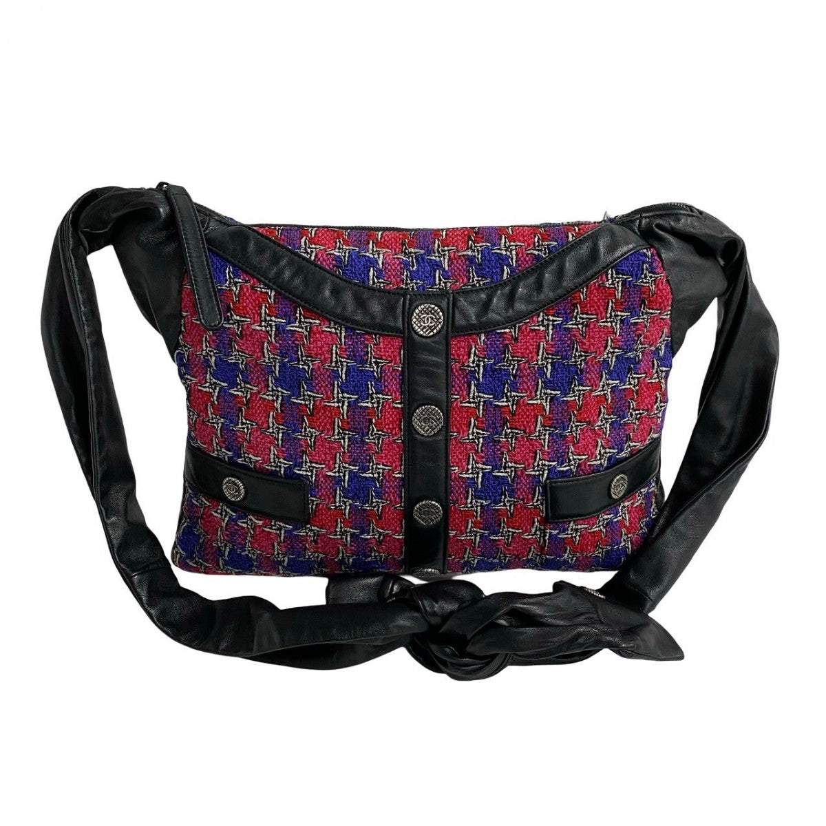 CHANEL Shoulder Bag Tweed, Lambskin pink COCO Mark Girl chanel Women