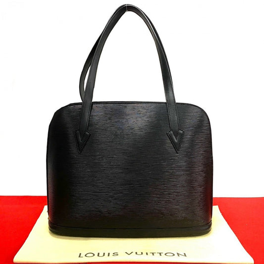 LOUIS VUITTON Tote Bag M52282 Epi Leather black Shoulder Bag Epi Lussac Women
